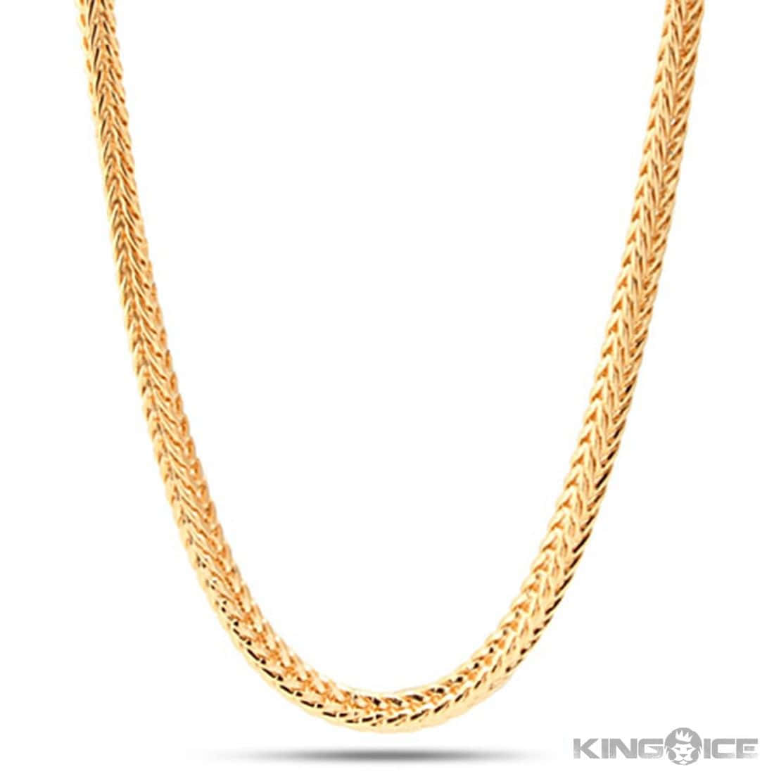 Kingee Gold Plated Chain Necklace Background