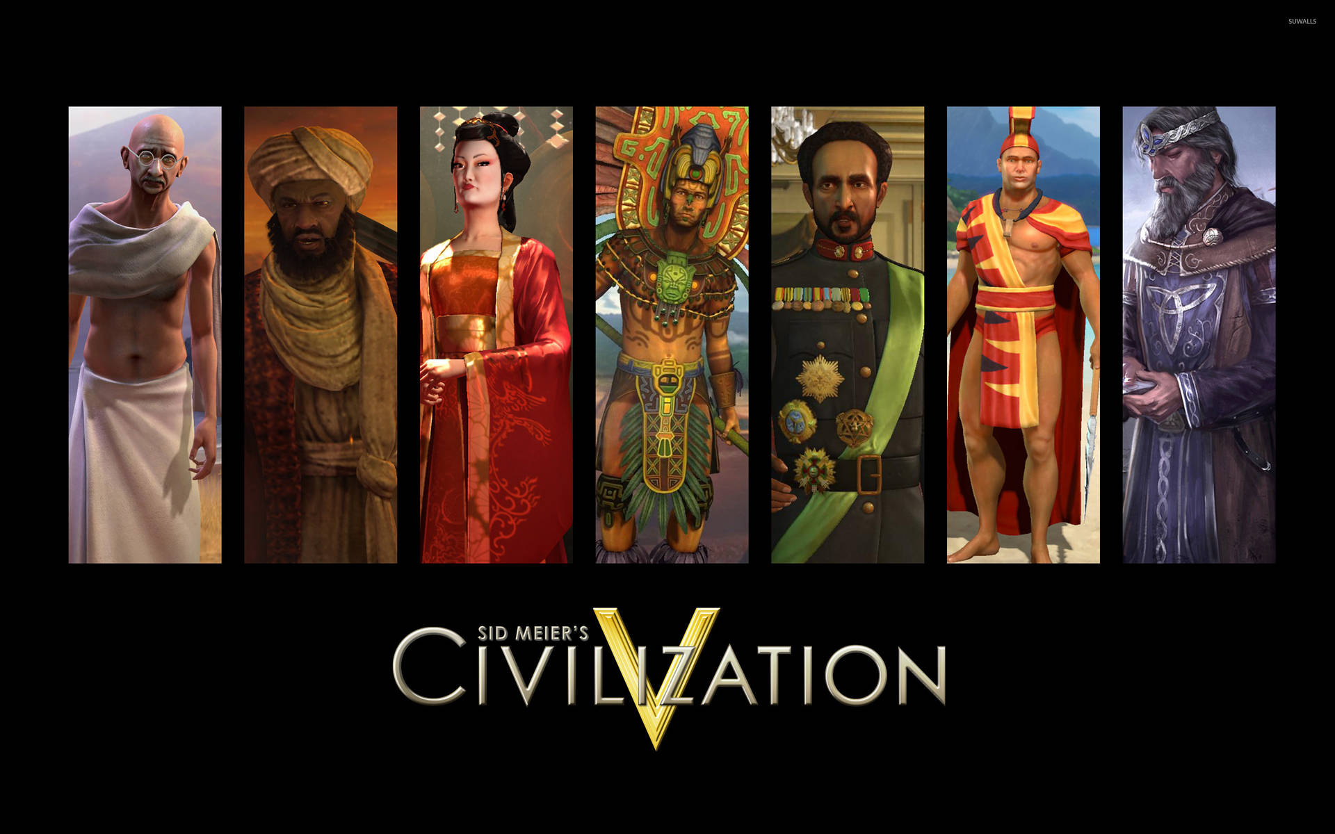 Kings Queens Leaders Of Civilization 5 Background