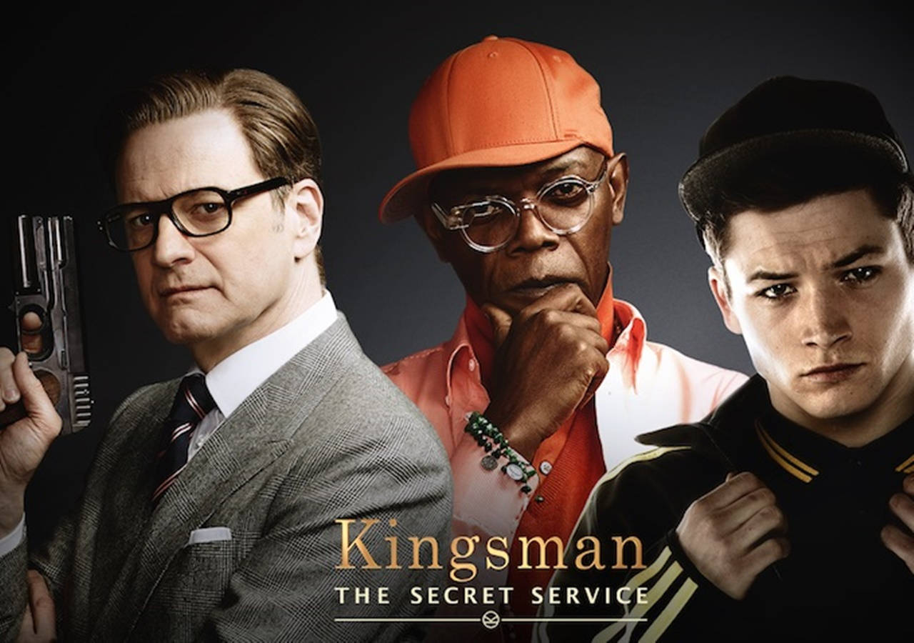 Kingsman The Secret Service Action Movie Poster Background