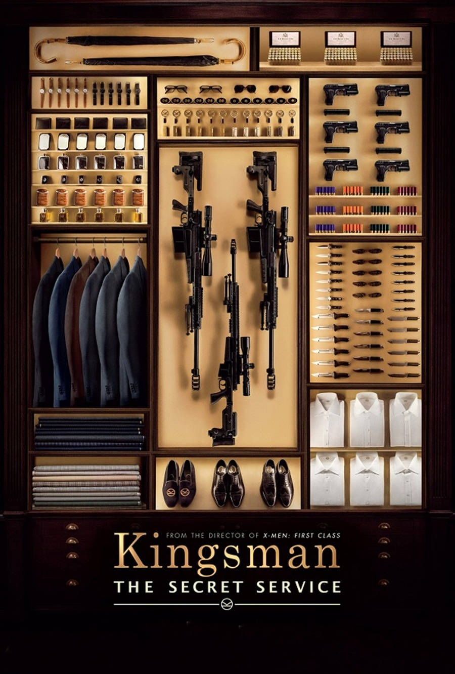 Kingsman The Secret Service Closet Poster Background