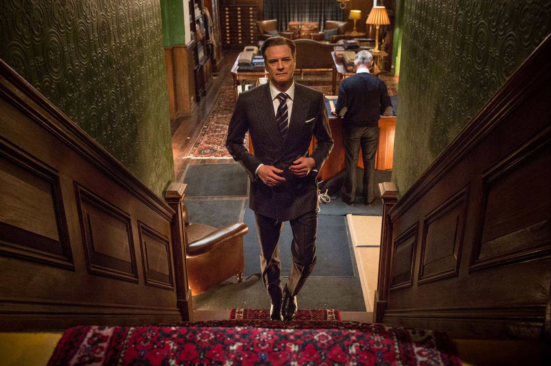 Kingsman The Secret Service Harry Hart Suit Background