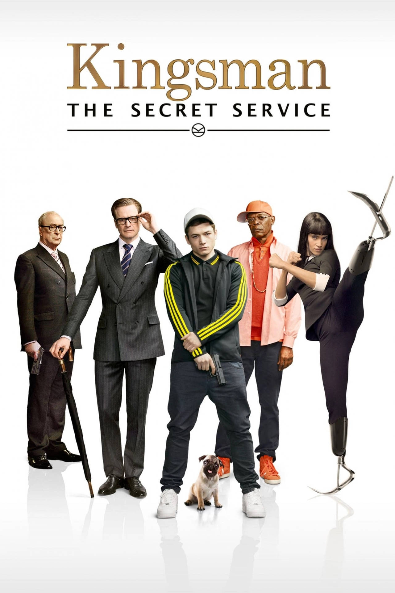 Kingsman The Secret Service Movie Poster Eggsy Background