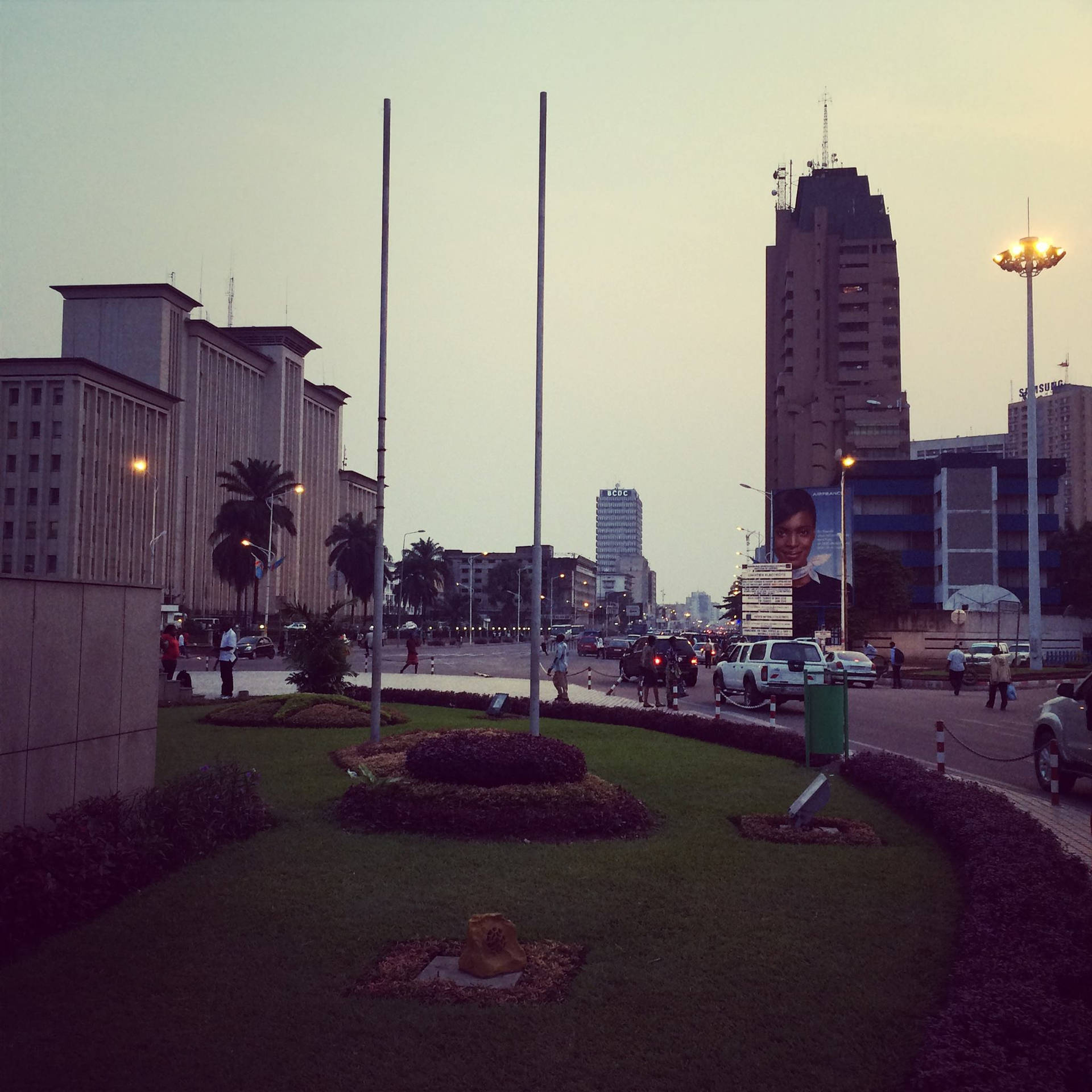 Kinshasa Building Background