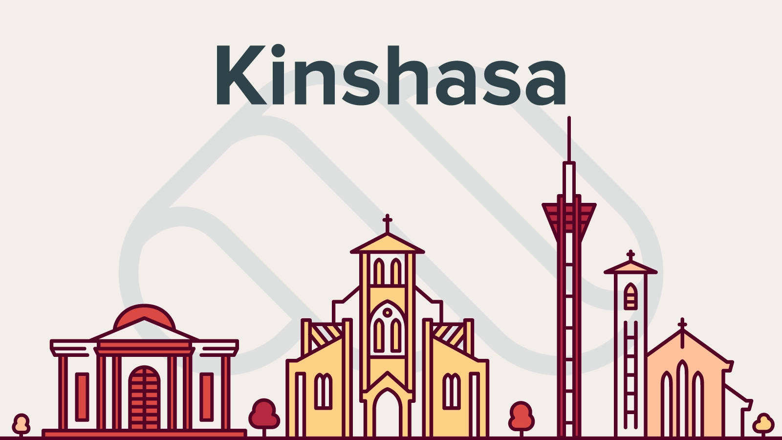 Kinshasa Digital Art Background