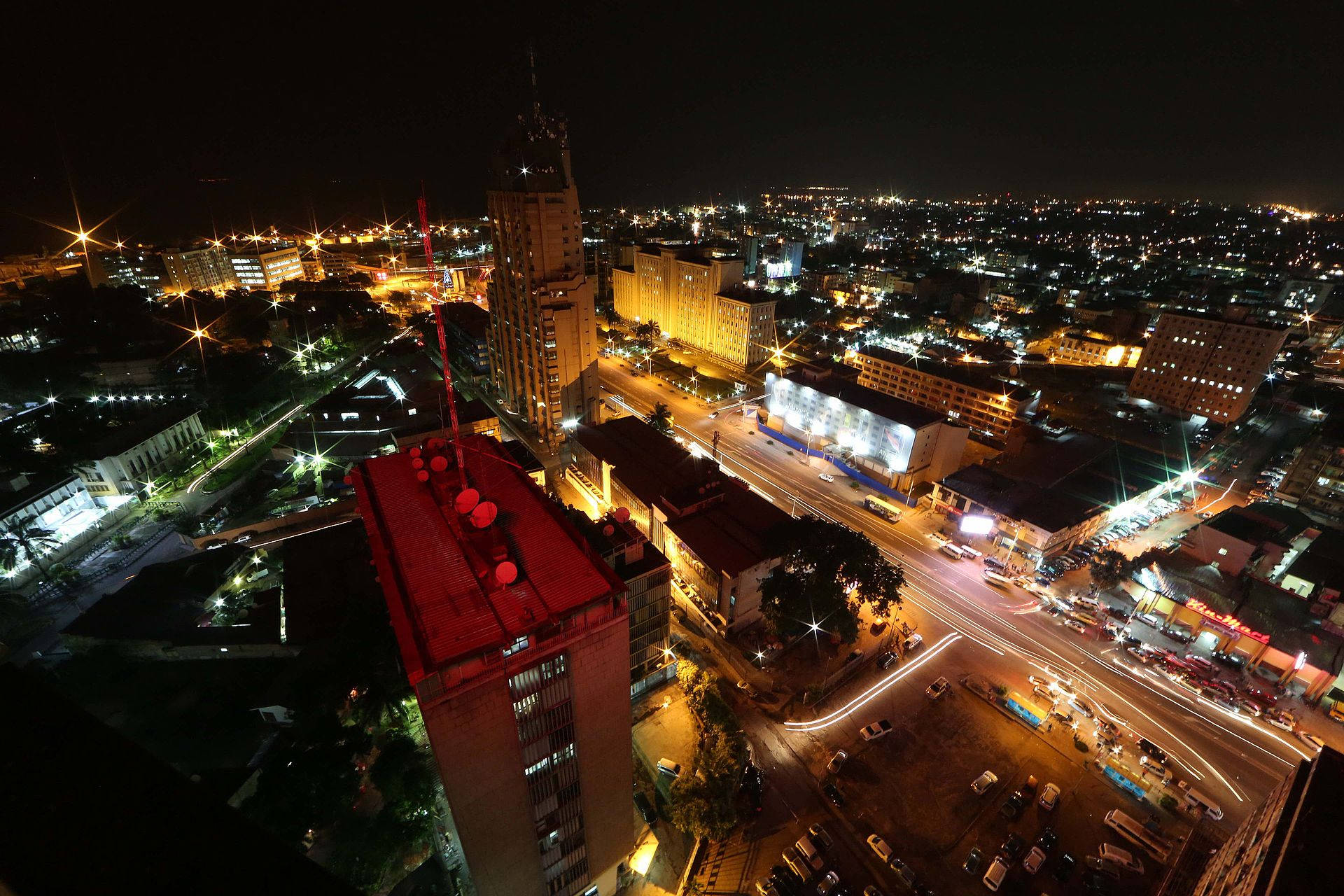 Kinshasa Night Life Background