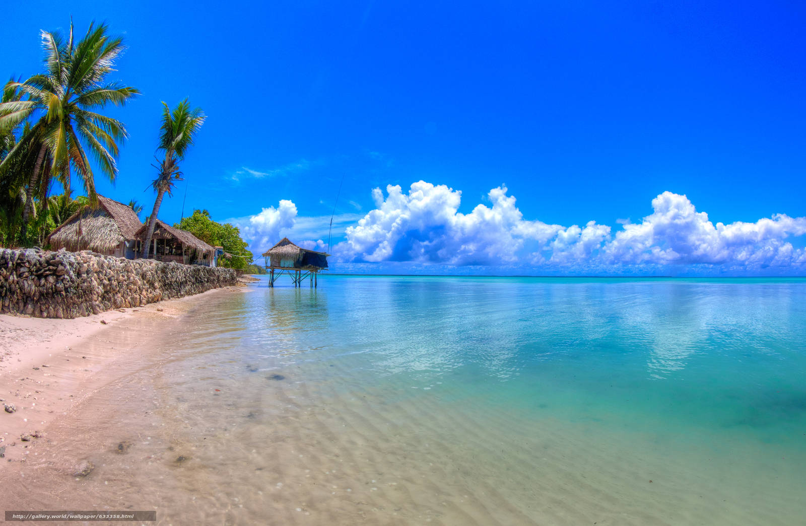 Kiribati Abaiang Lagoon Background