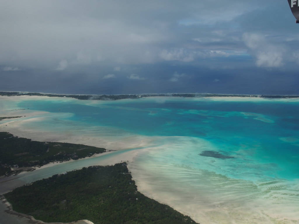 Kiribati Plane View Background
