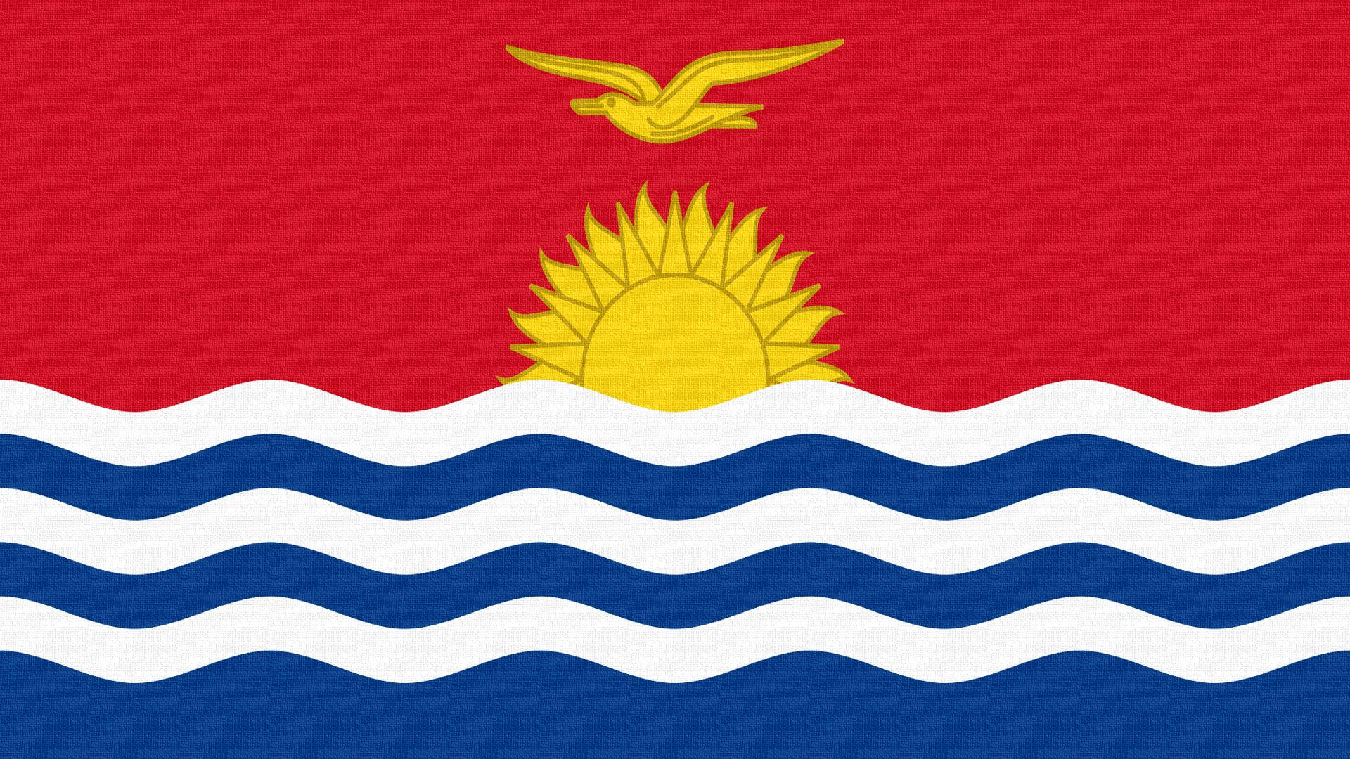 Kiribati Republic Flag Background