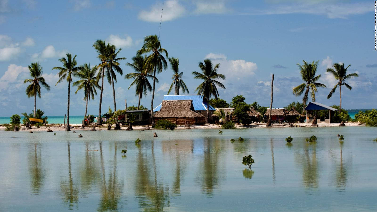 Kiribati Taborio Village Background