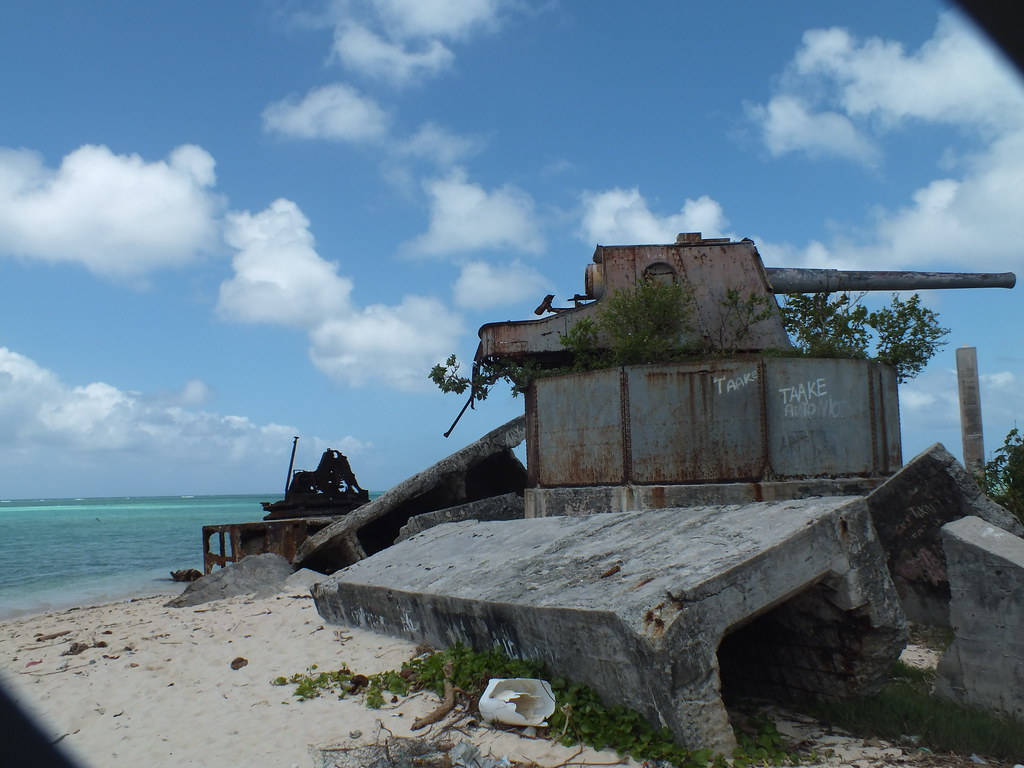 Kiribati World War Relics Background