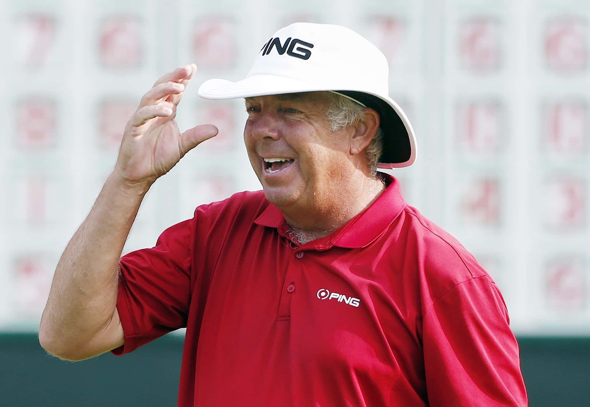 Kirk Triplett Reaching The Hat Background