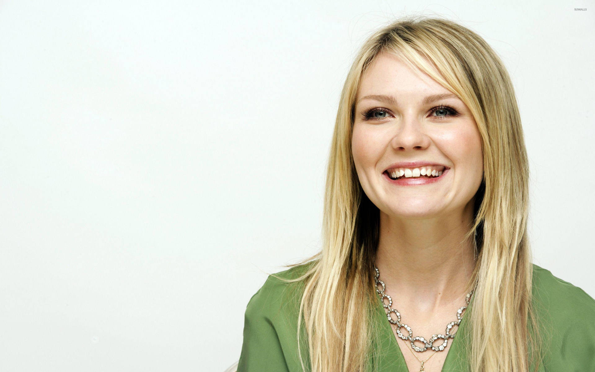 Kirsten Dunst Smiling Background