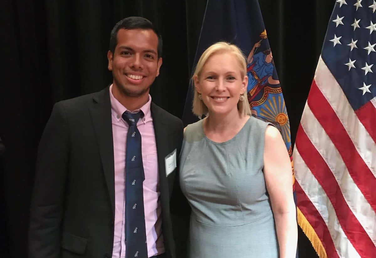 Kirsten Gillibrand At Posse Foundation Event Background