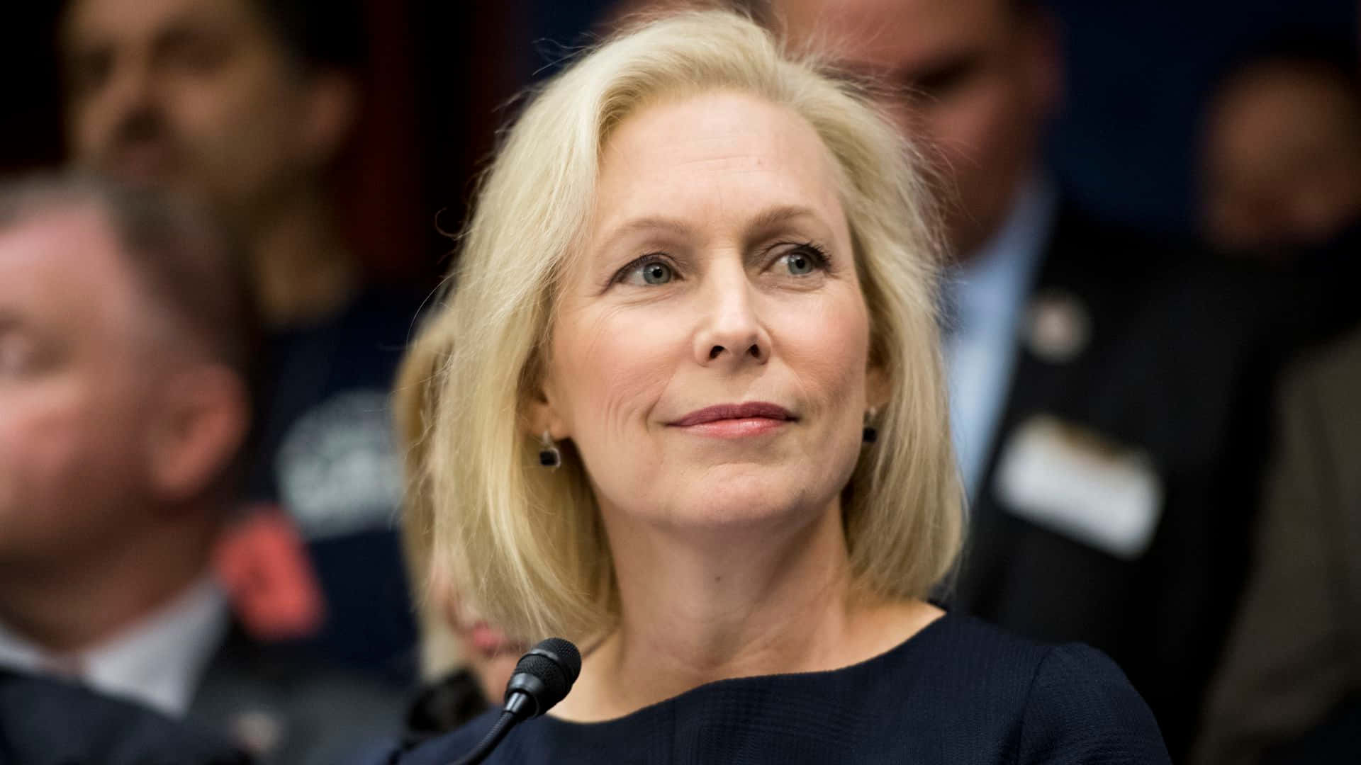 Kirsten Gillibrand Looking Happy