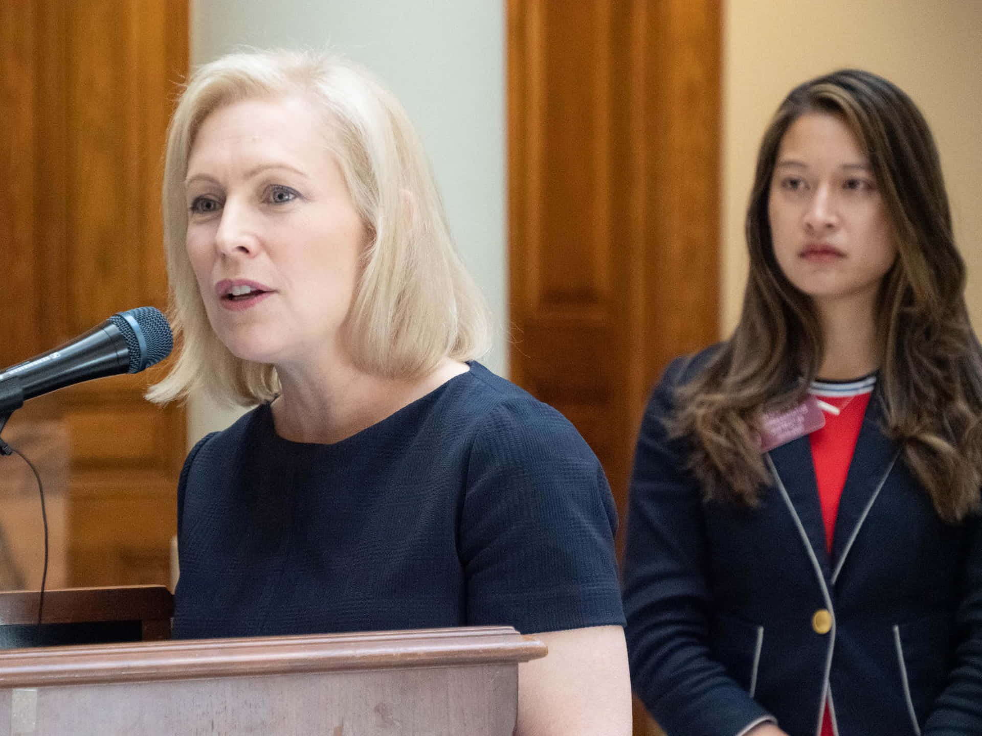 Kirsten Gillibrand Nearby Woman