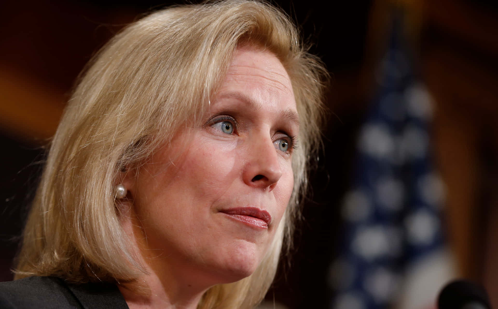 Kirsten Gillibrand Serious Face Background