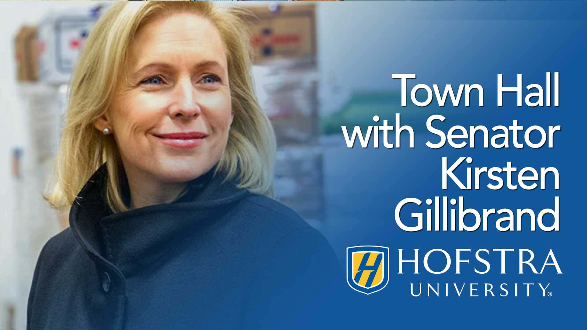 Kirsten Gillibrand Speaking At Hofstra Town Hall Meeting