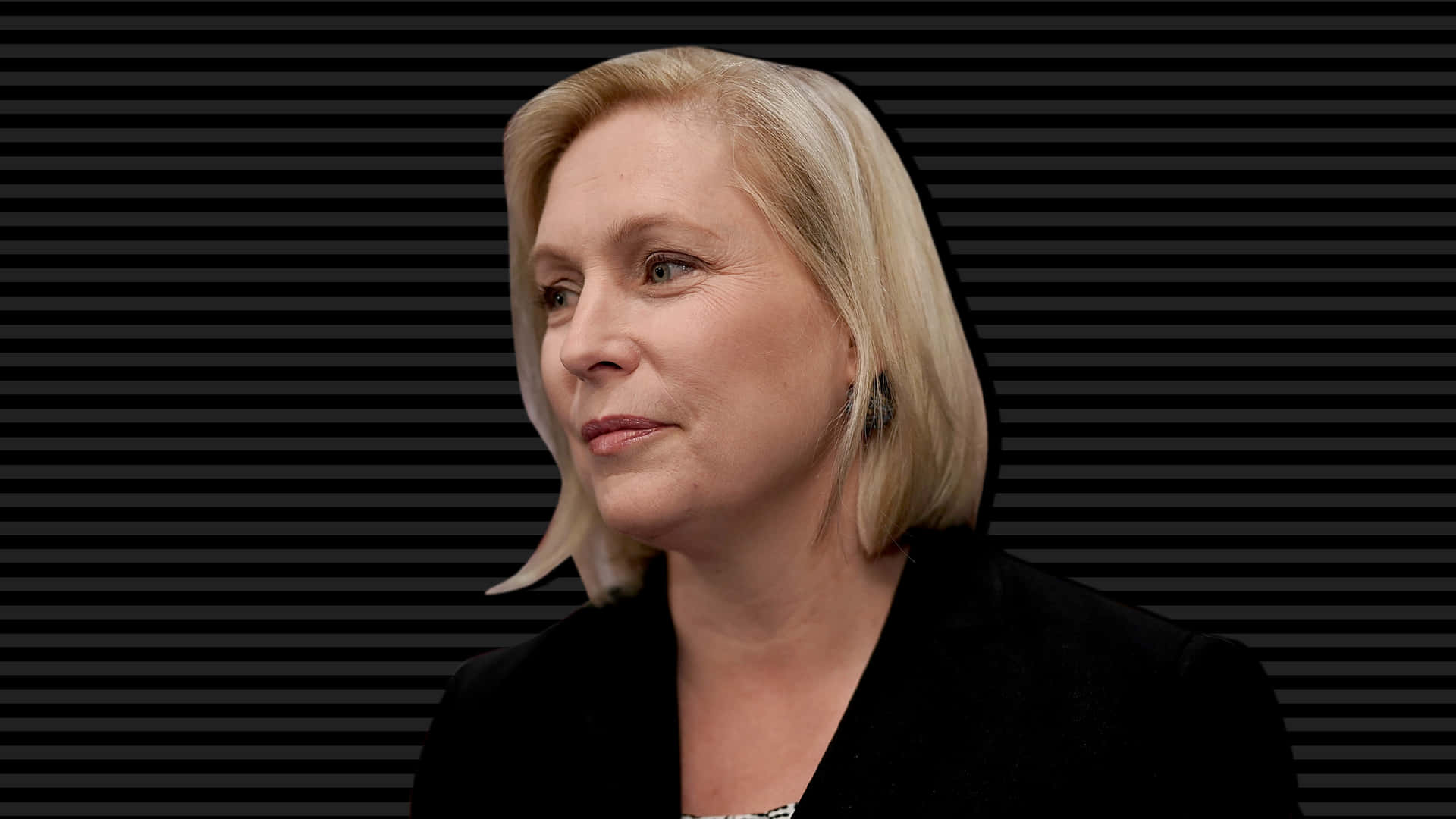 Kirsten Gillibrand Wearing Black Dress