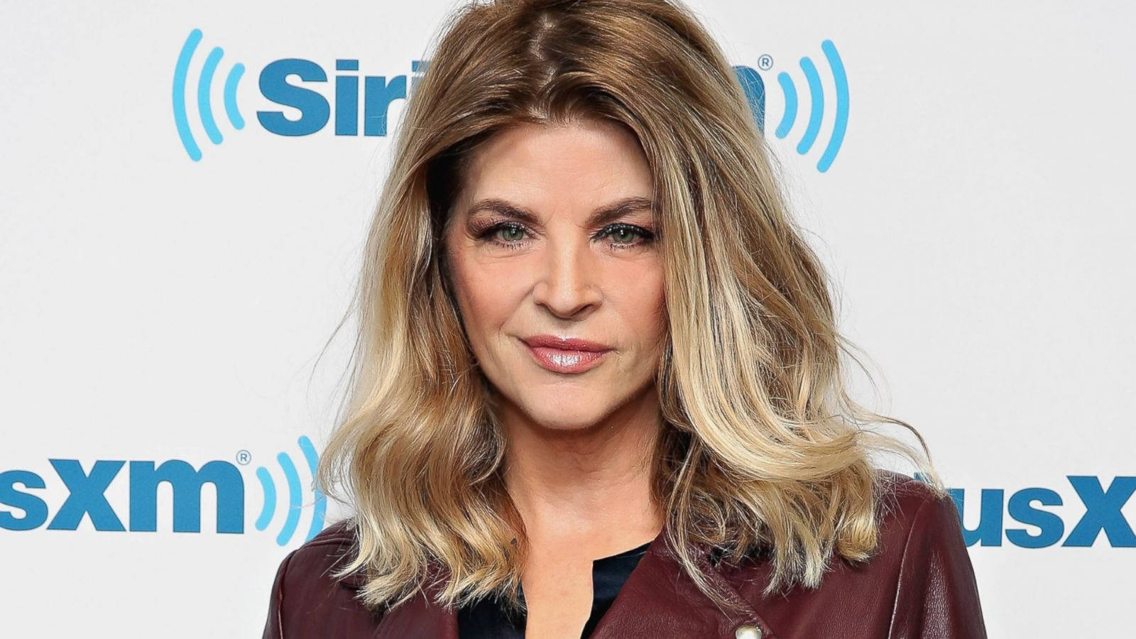 Kirstie Alley Sirius Xm Event Portrait Background