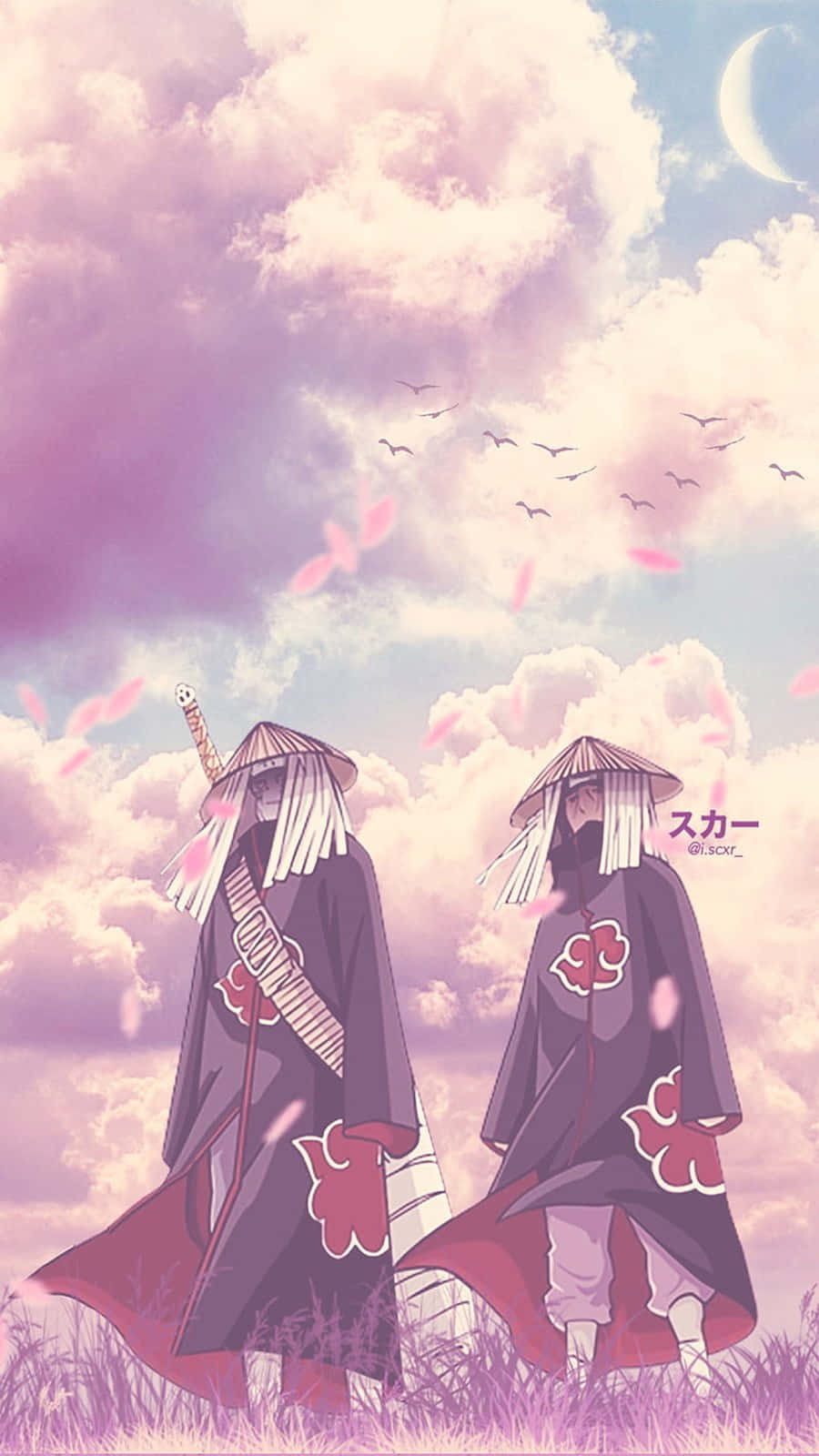 Kisame And Itachi Akatsuki Aesthetic Background