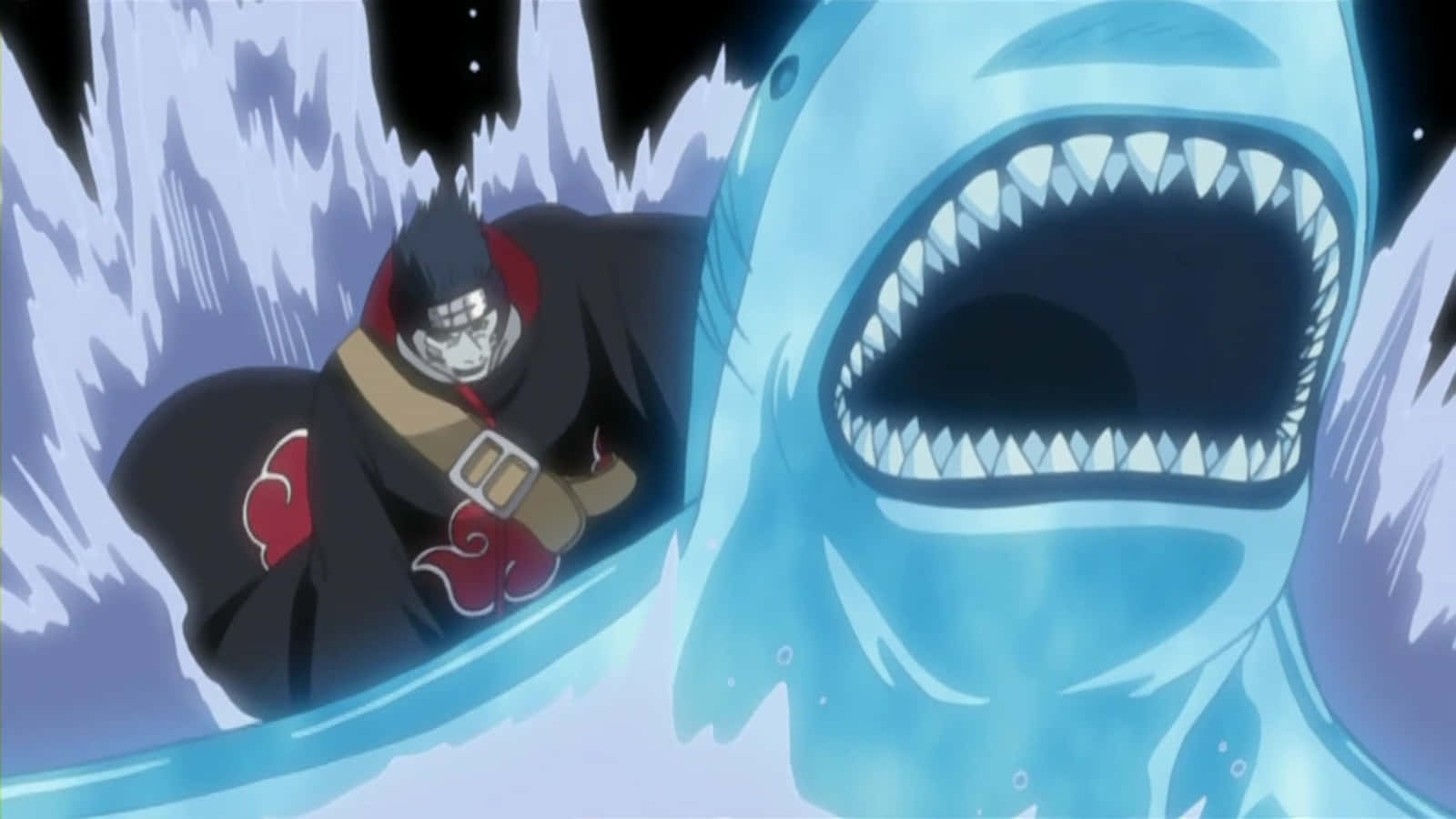 Kisame Hoshigaki, The Swordsman And Member Of The Akatsuki, A Criminal Organization In The Fictional Naruto Universe Background