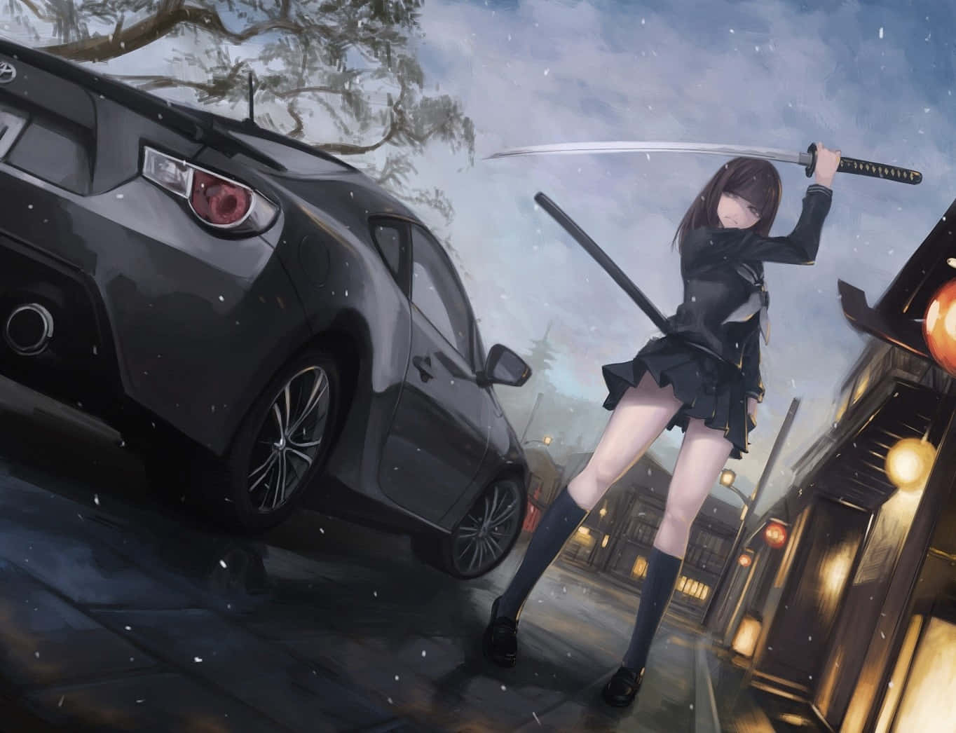 Kisara Tendo Toyota 86 Jdm Anime