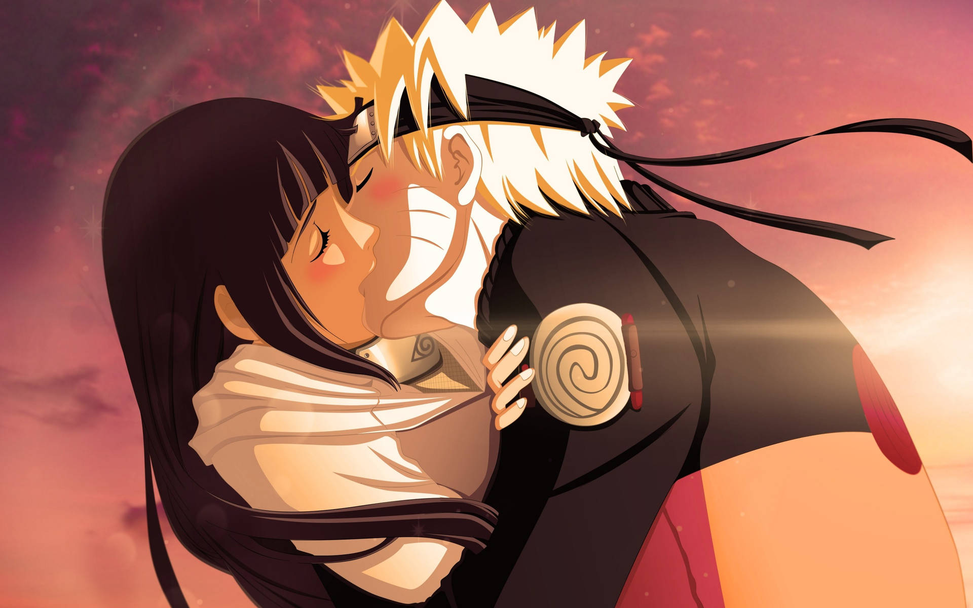 Kissing Hinata And Naruto Hd Background