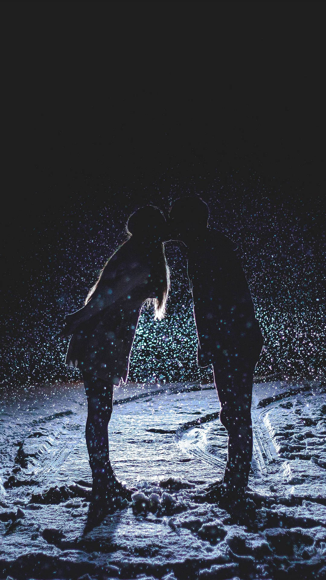 Kissing In The Rain Love Story Background