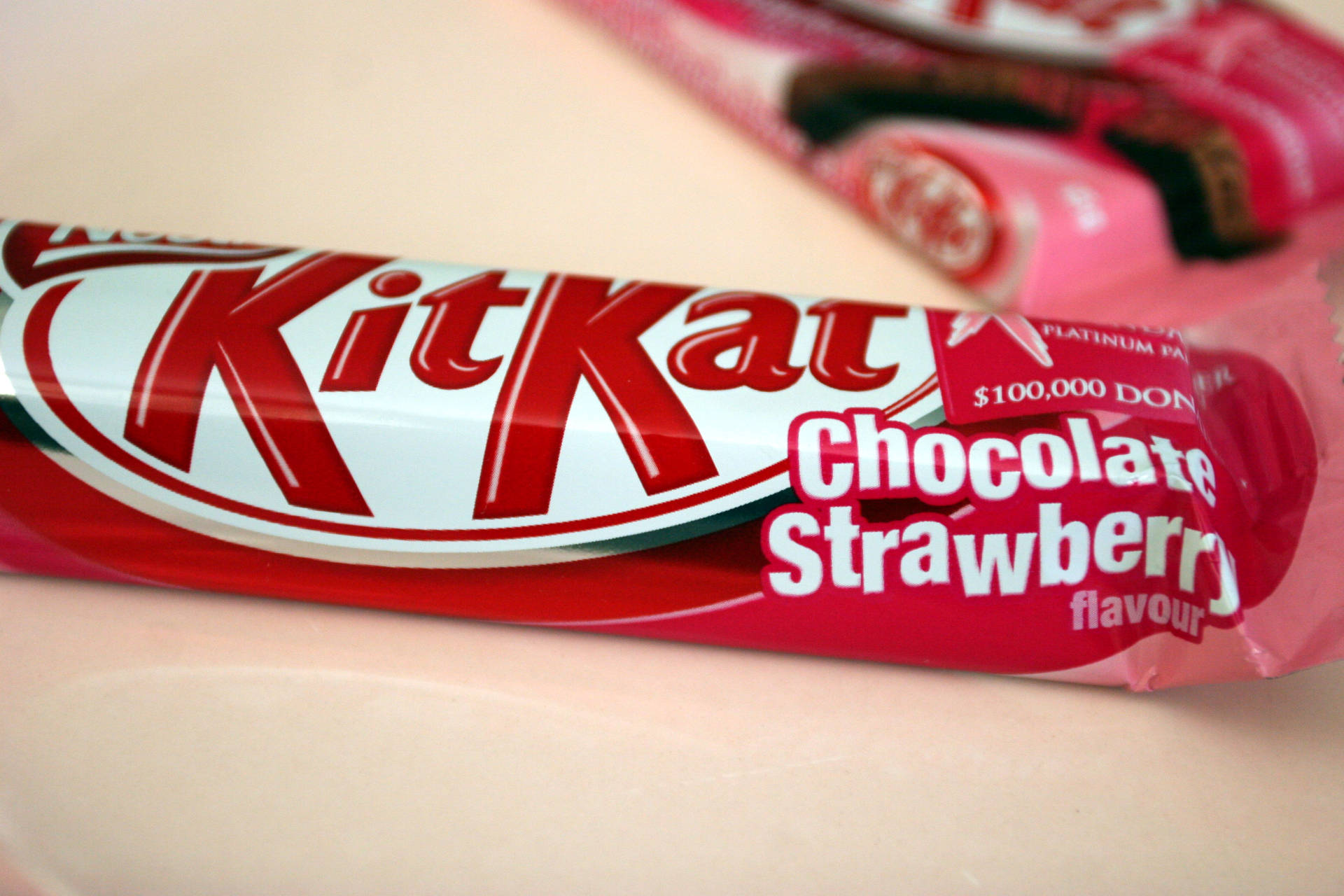 Kit Kat Chocolate Strawberry Background