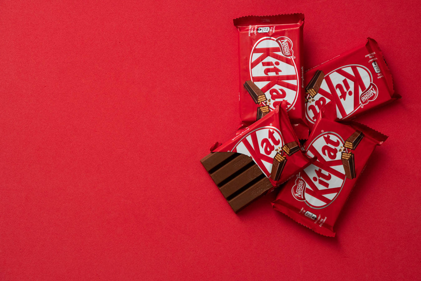 Kit Kat Red Background