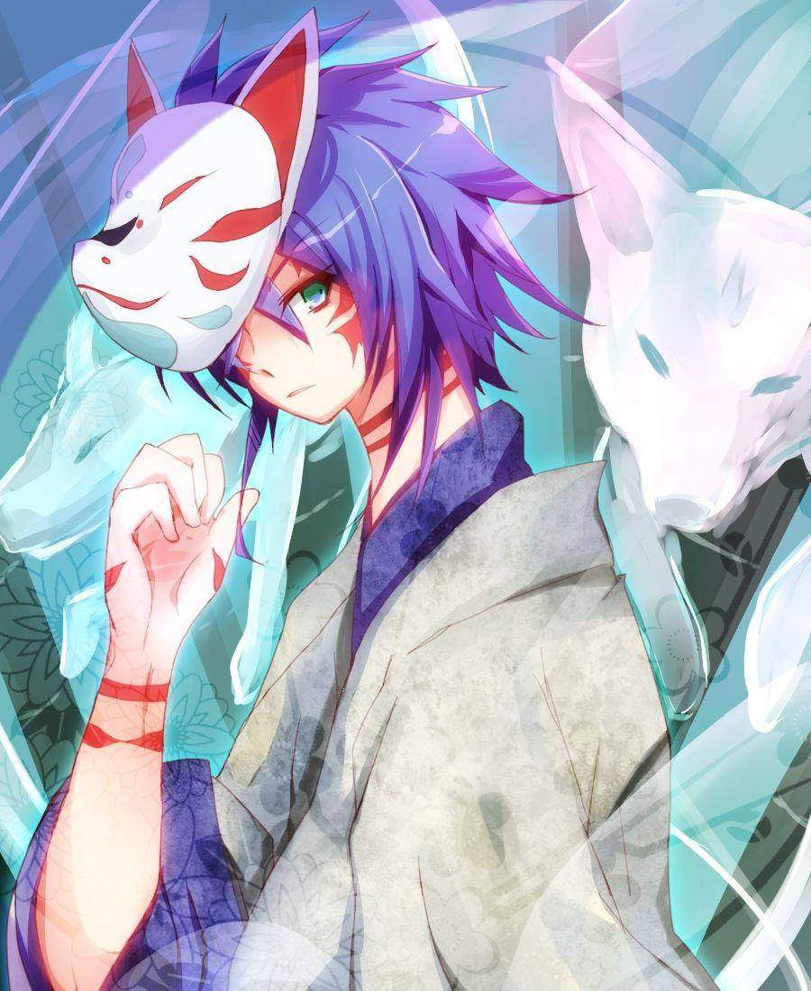 Kitsune With A Mask