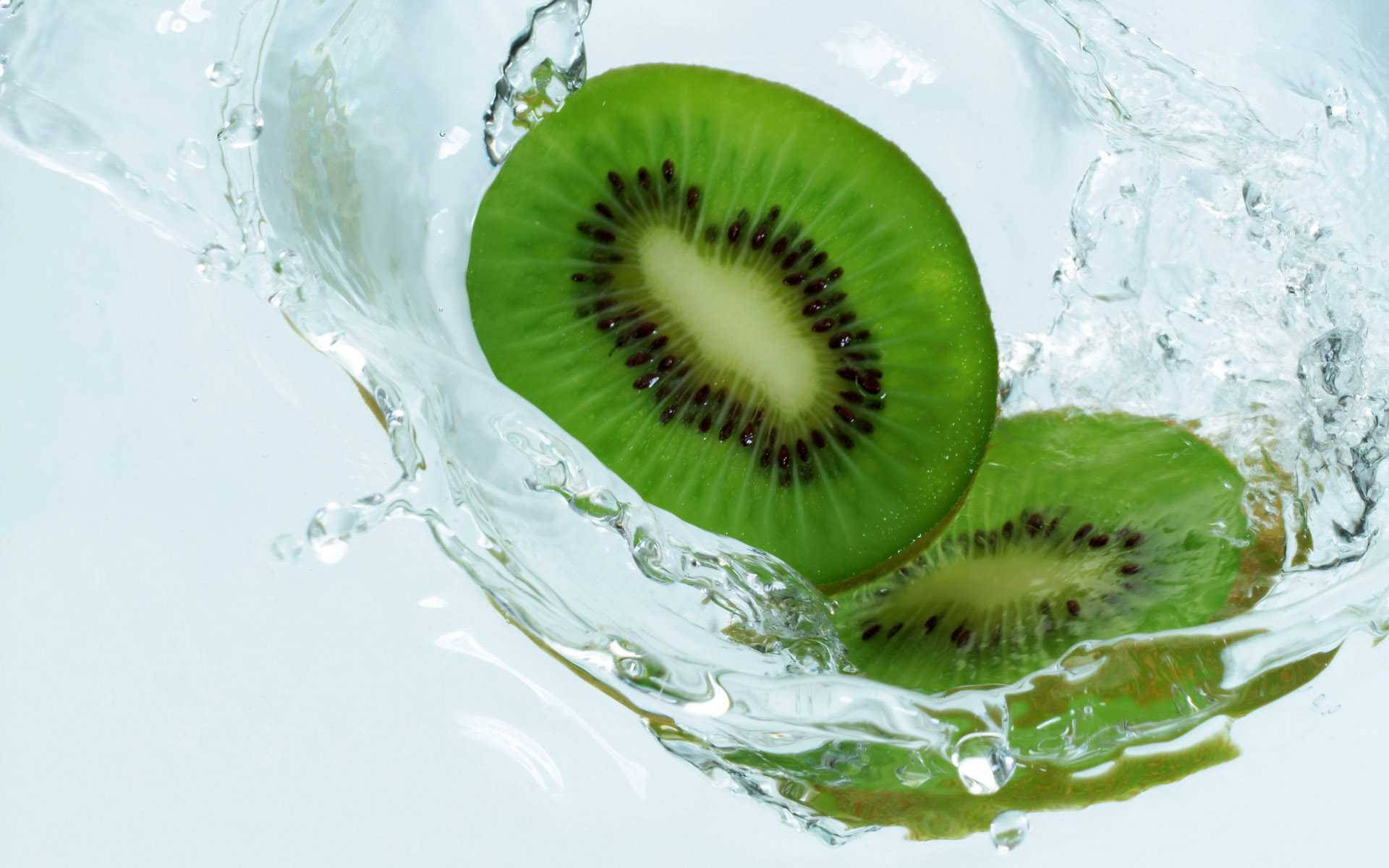 Kiwi Falling Water Background