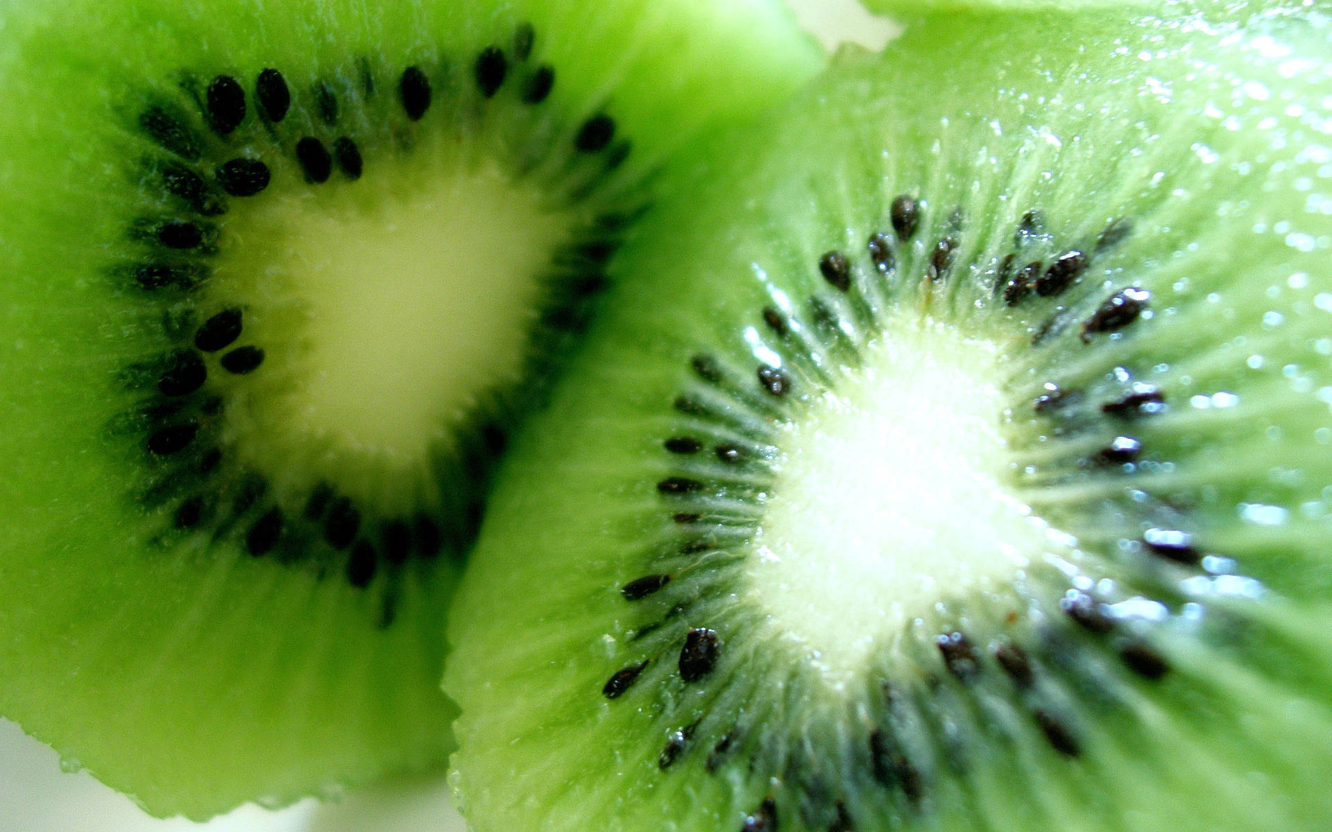 Kiwi Fruit Core Background