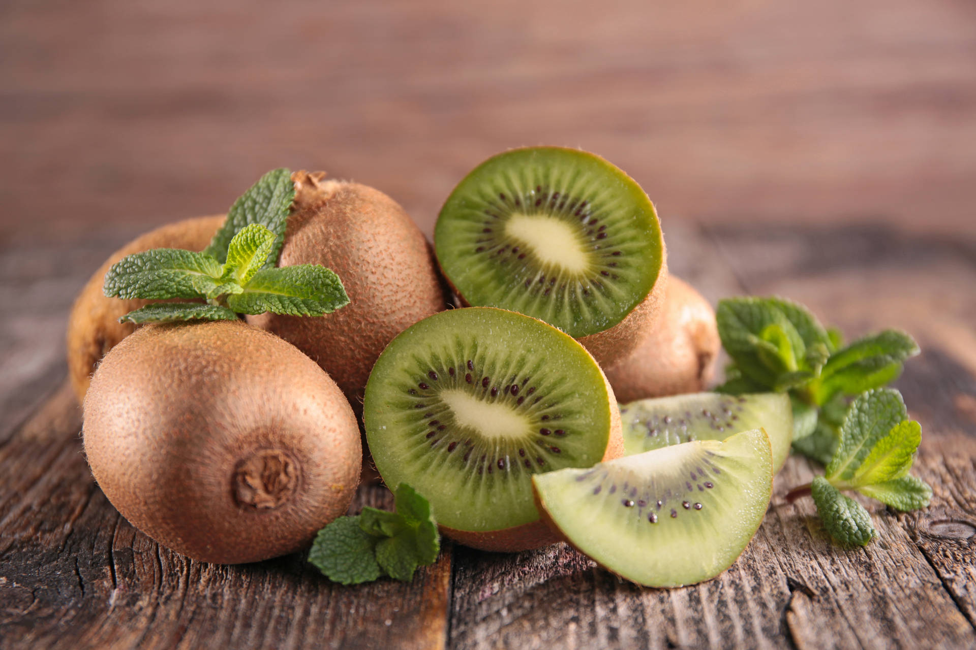 Kiwi Fruit Display Background