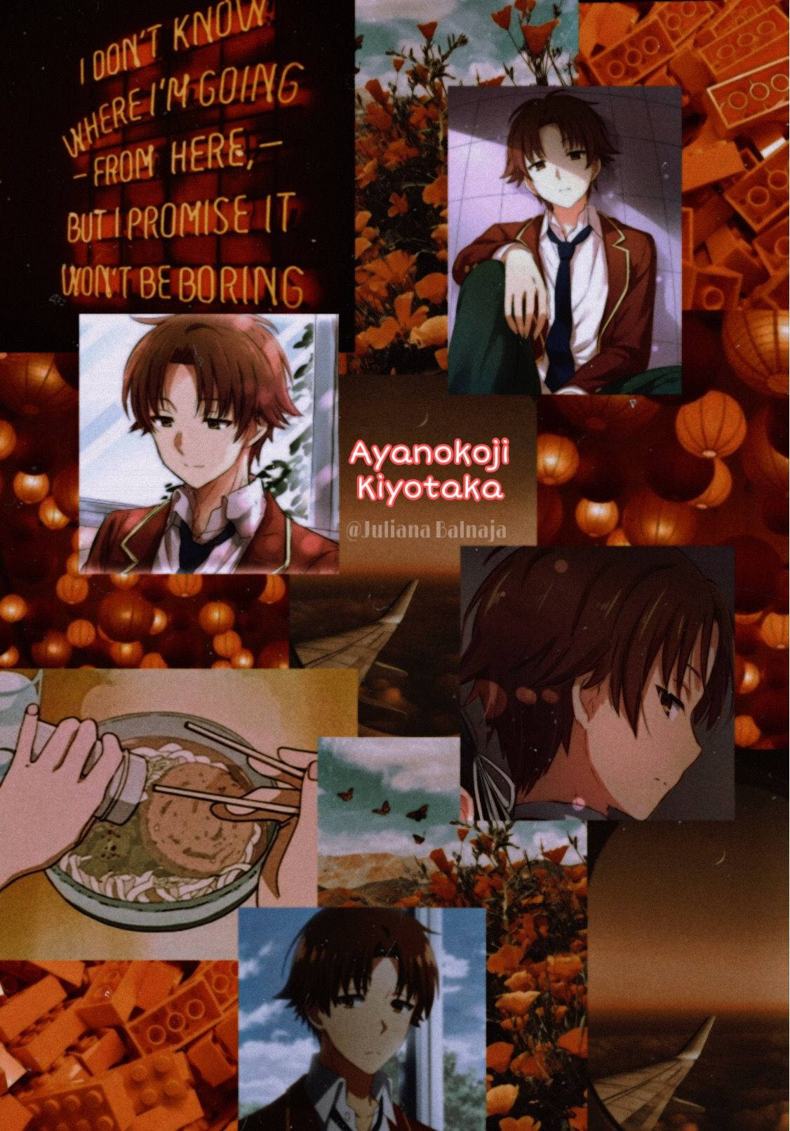 Kiyotaka Ayanokoji Collage Background