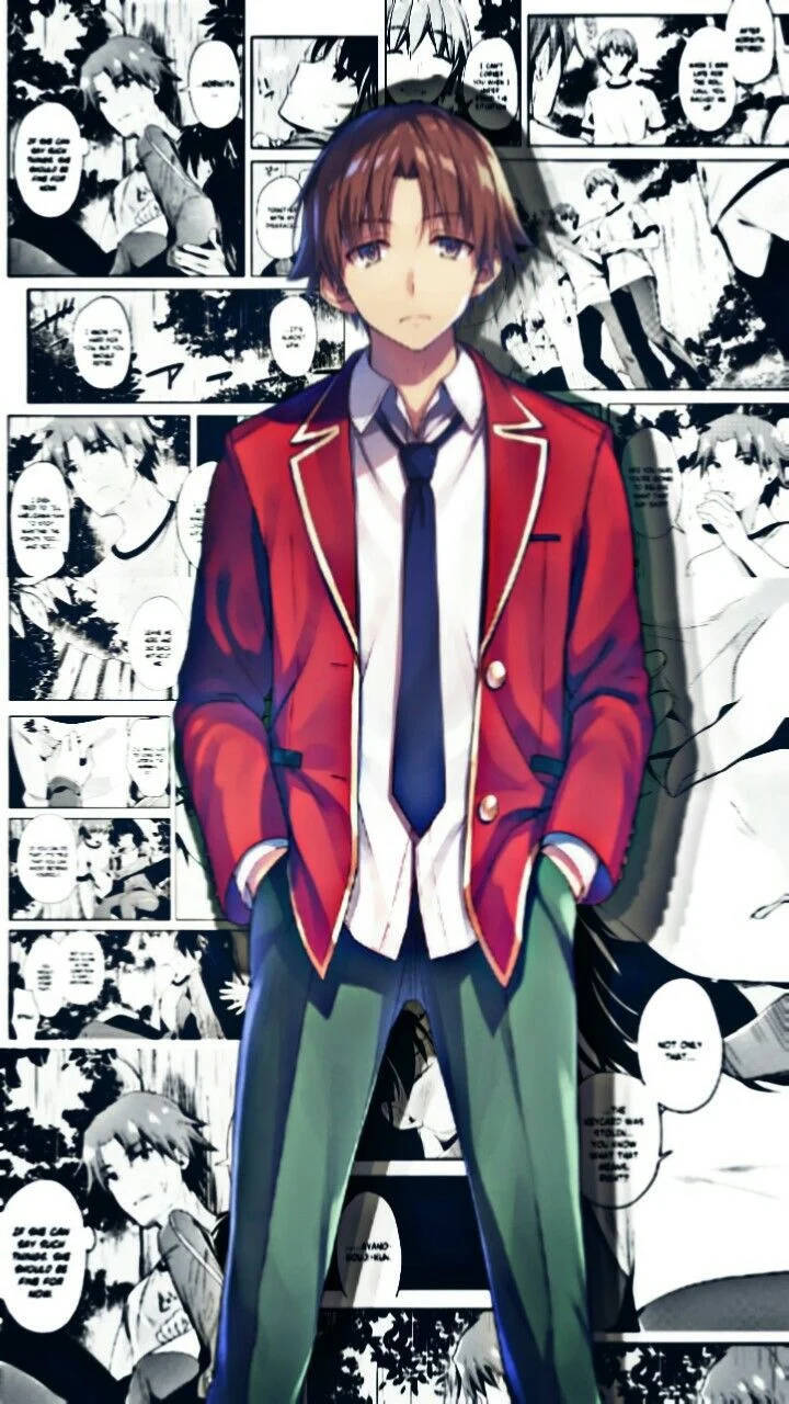 Kiyotaka Ayanokoji Manga Strip Background