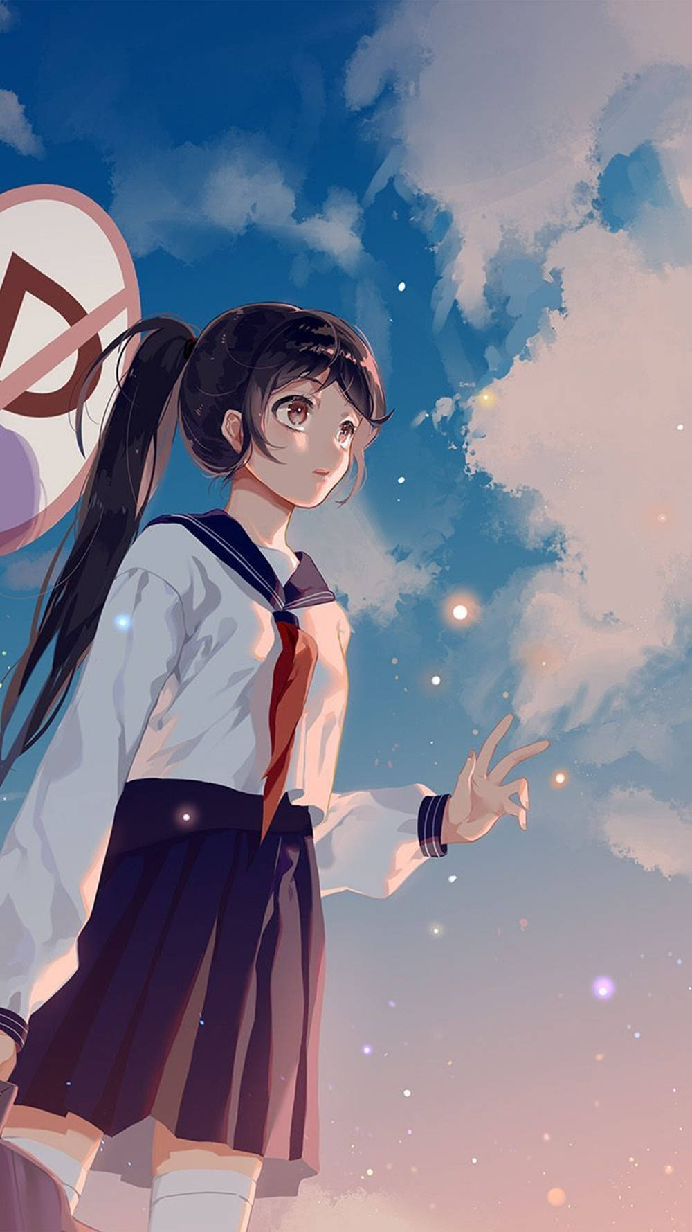 Kizuna Ai Aesthetic Anime Girl Iphone Background