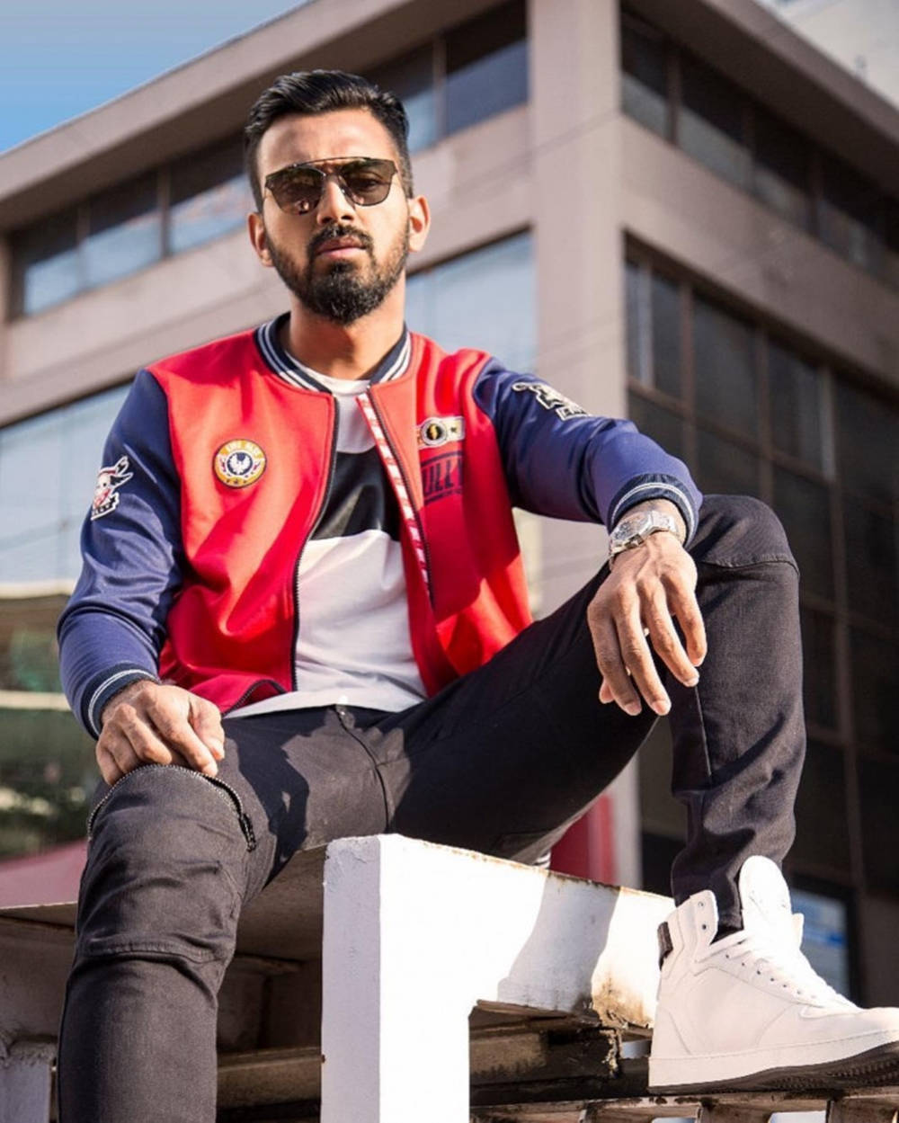 Kl Rahul Modelling From His Instagram Background