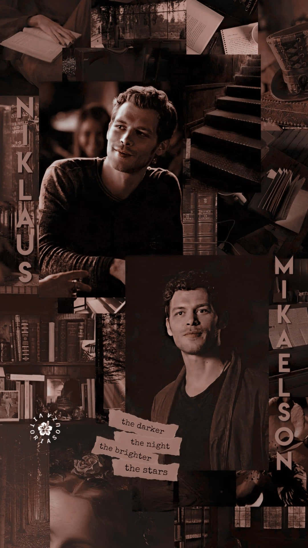 Klaus Mikaelson Collage Background