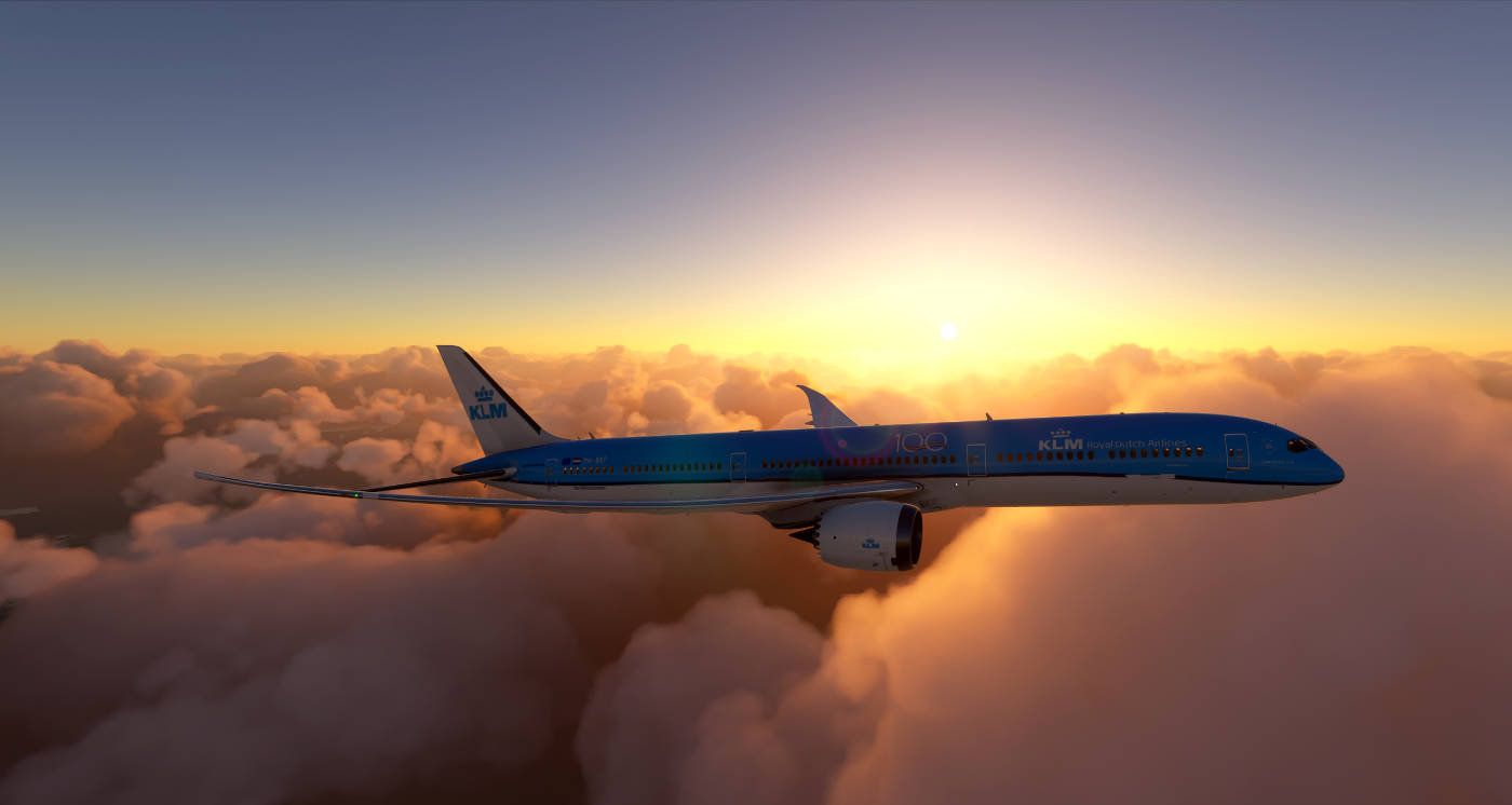 Klm Orange Pride Flight Simulator Background