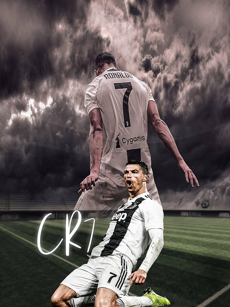 Kneeling Cr7 3d Background