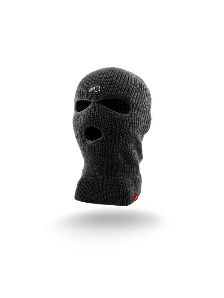 Knitted Black Ski Mask Background