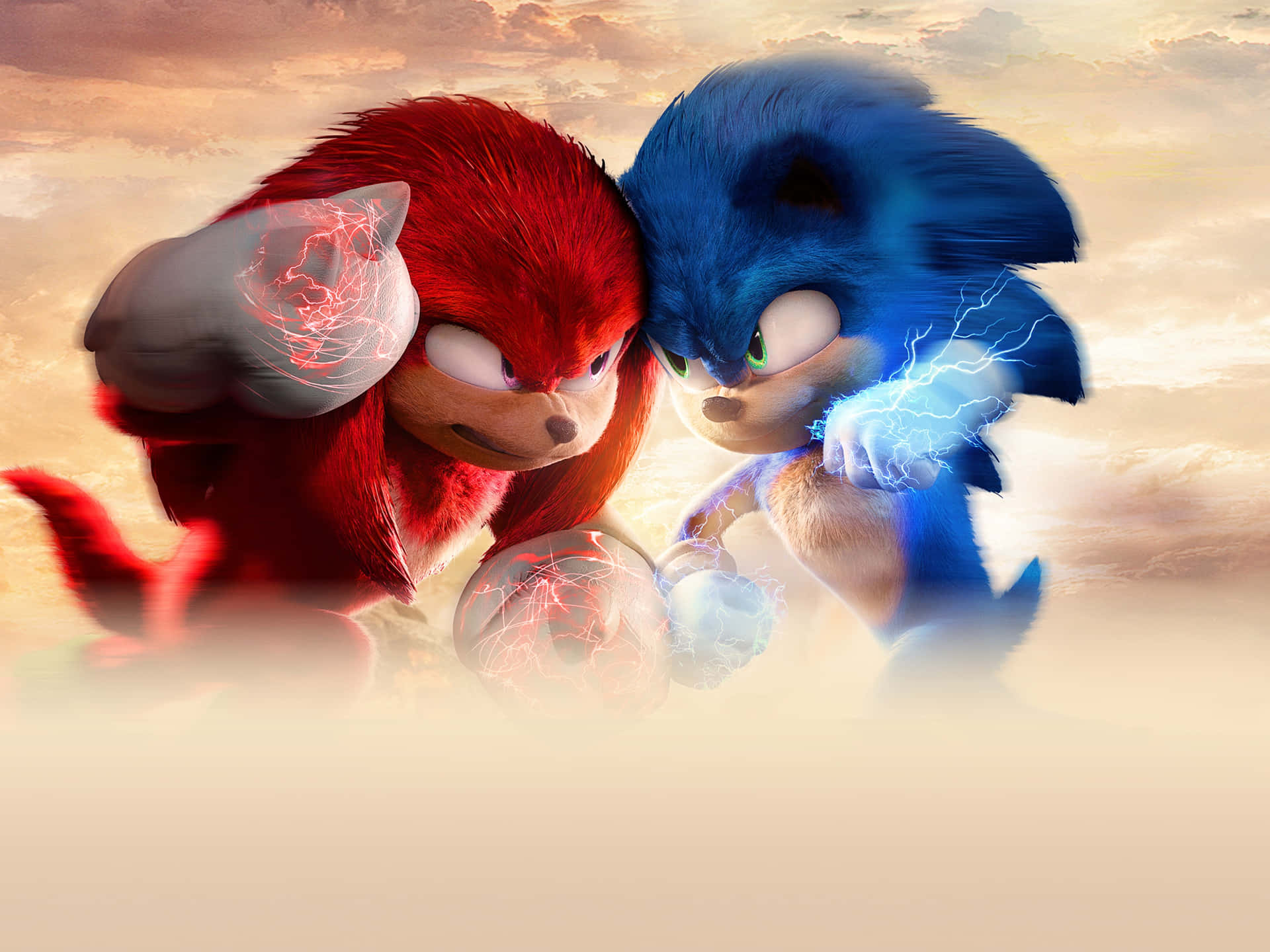 Knuckles The Echidna From The Sonic The Hedgehog Universe Background
