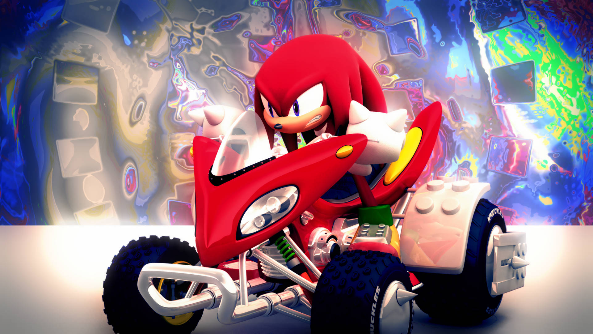Knuckles The Echidna Land Breaker Background
