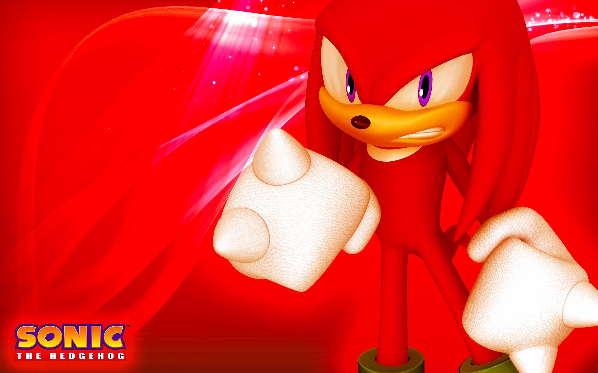 Knuckles The Echidna Official Poster Background