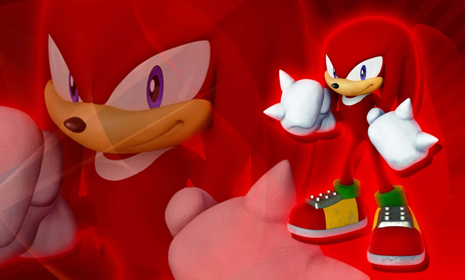 Knuckles The Echidna, Sonic's Friend Background