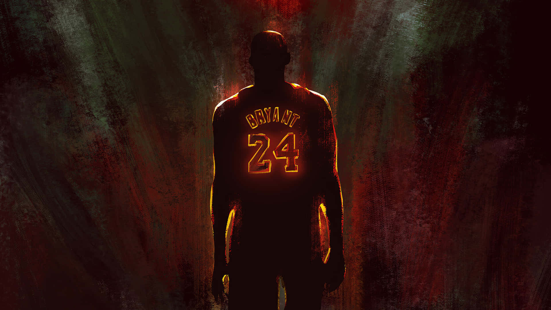 Kobe Basketball Back View Background