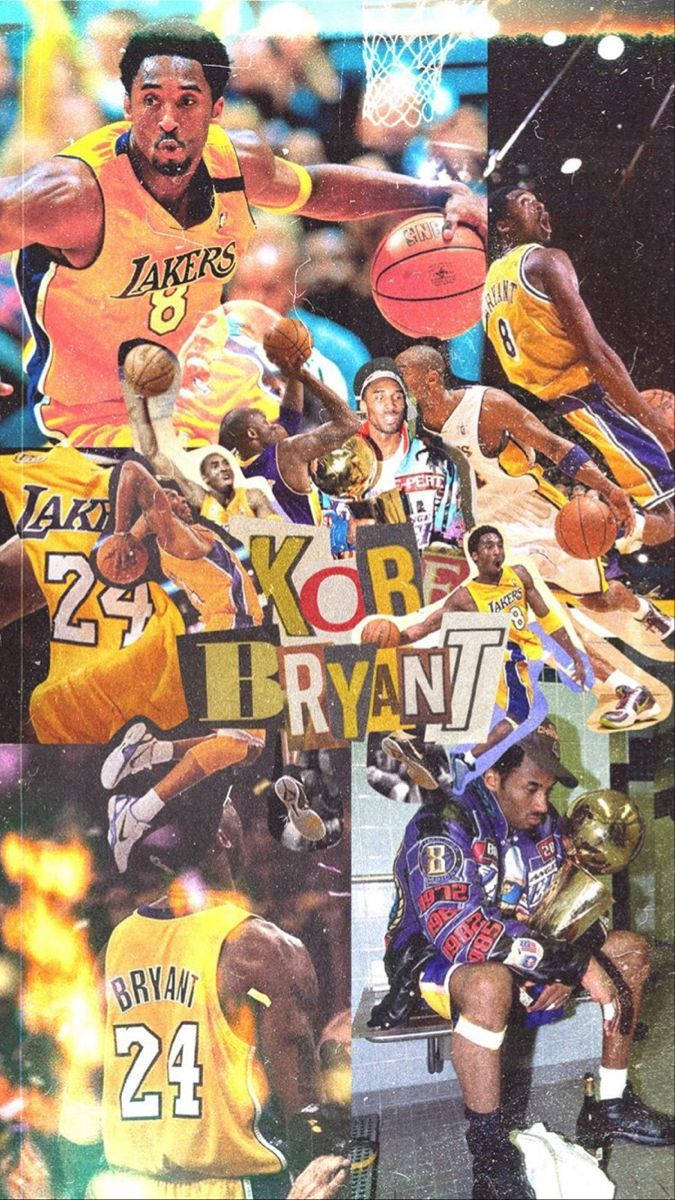 Kobe Bean Bryant - King Of The Court Background