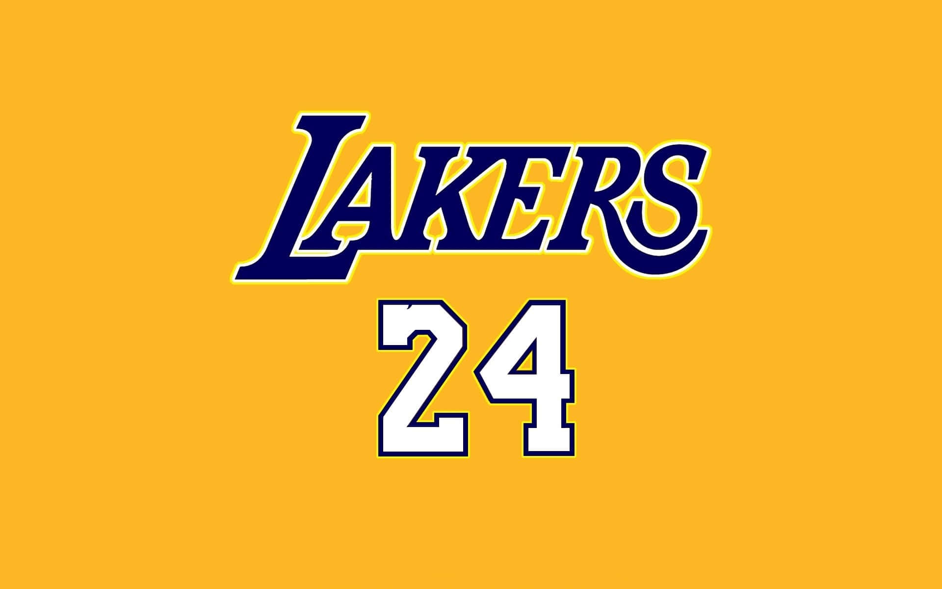 Kobe Bryant 24 Logo Basketball Lakers Background