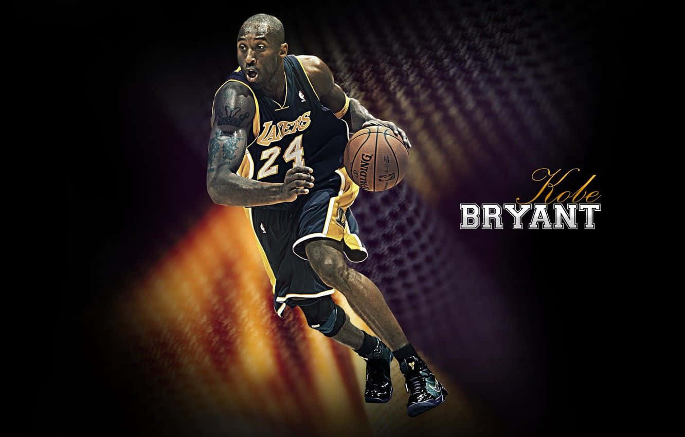 Kobe Bryant 24 Logo Vector Art Background